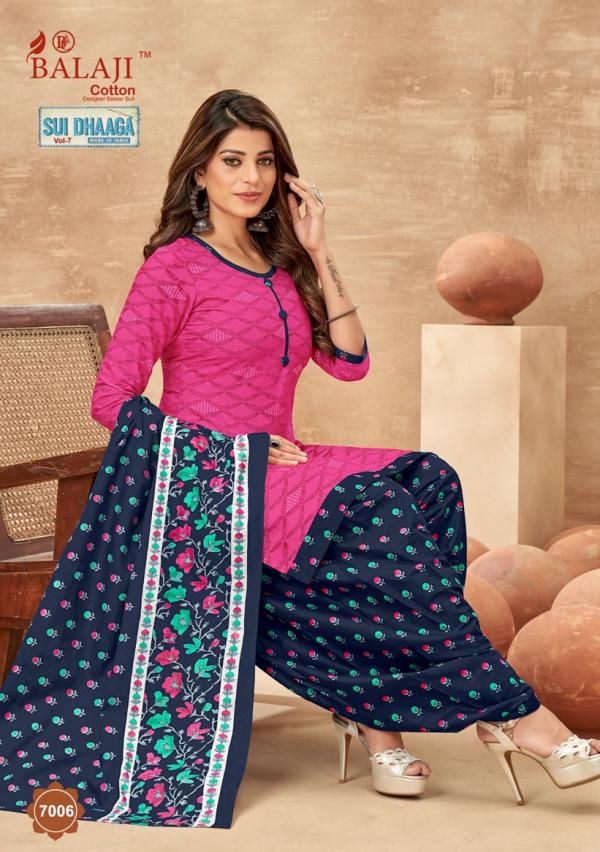 Balaji Sui Dhaaga Vol-7 Cotton Exclusive Designer Readymade Collection